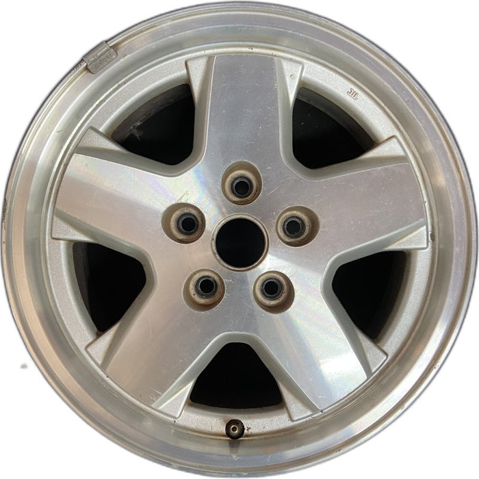 16" LIBERTY 02 16x7 aluminum 5 spoke w/o dimple spoke tab; machined face Original OEM Wheel Rim