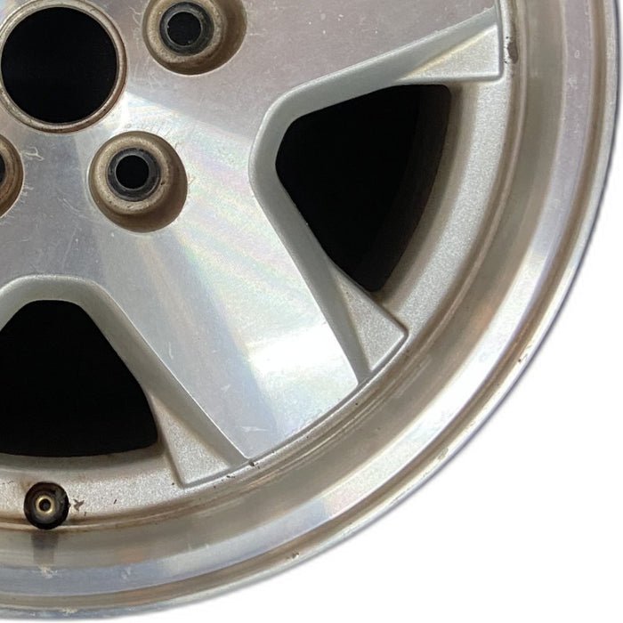 16" LIBERTY 02 16x7 aluminum 5 spoke w/o dimple spoke tab; machined face Original OEM Wheel Rim