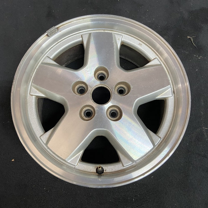 16" LIBERTY 02 16x7 aluminum 5 spoke w/o dimple spoke tab; machined face Original OEM Wheel Rim