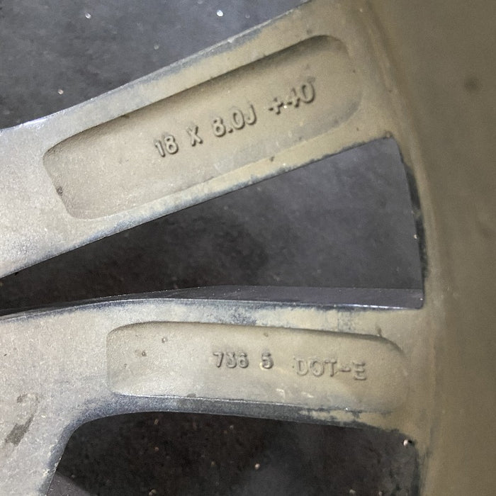 18" MUSTANG 15 18x8 aluminum TPMS 10 spoke 5 split spoke Original OEM Wheel Rim