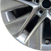 19" MIRAI 21-24 19x8 5 V spoke silver Original OEM Wheel Rim - Back View