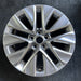 19" MIRAI 21-24 19x8 5 V spoke silver Original OEM Wheel Rim - Front View