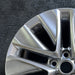 19" MIRAI 21-24 19x8 5 V spoke silver Original OEM Wheel Rim - Side Profile