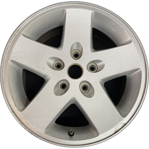 17" WRANGLER 07-08 17x7.5 silver Original OEM Wheel Rim - Front View