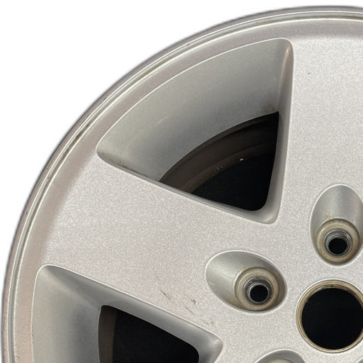 17" WRANGLER 07-08 17x7.5 silver Original OEM Wheel Rim - Angle View