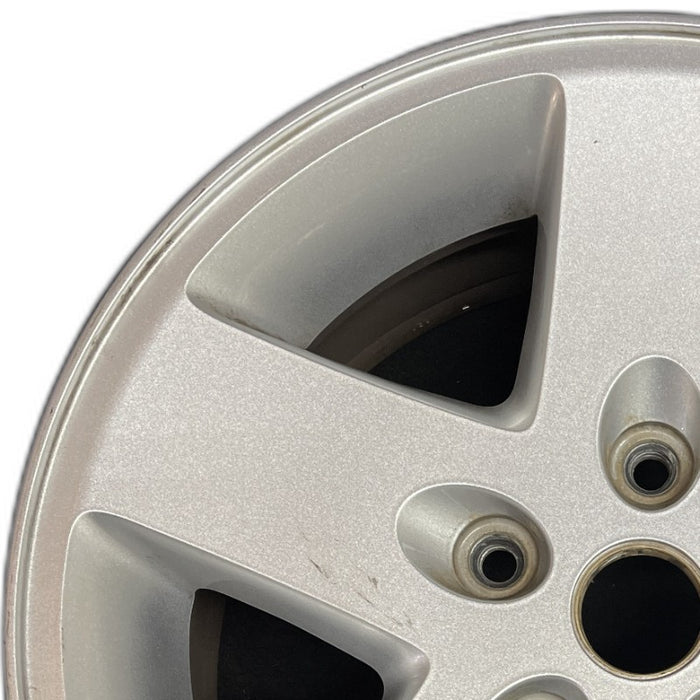 17" WRANGLER 07-08 17x7.5 silver Original OEM Wheel Rim - Angle View