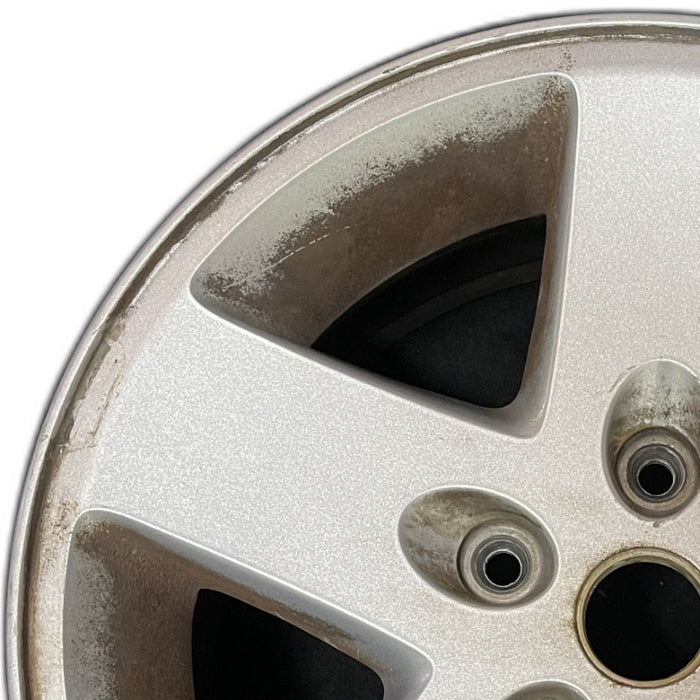 17" WRANGLER 07-08 17x7.5 silver Original OEM Wheel Rim - Angle View