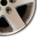 17" WRANGLER 07-08 17x7.5 silver Original OEM Wheel Rim - Close-Up Detail