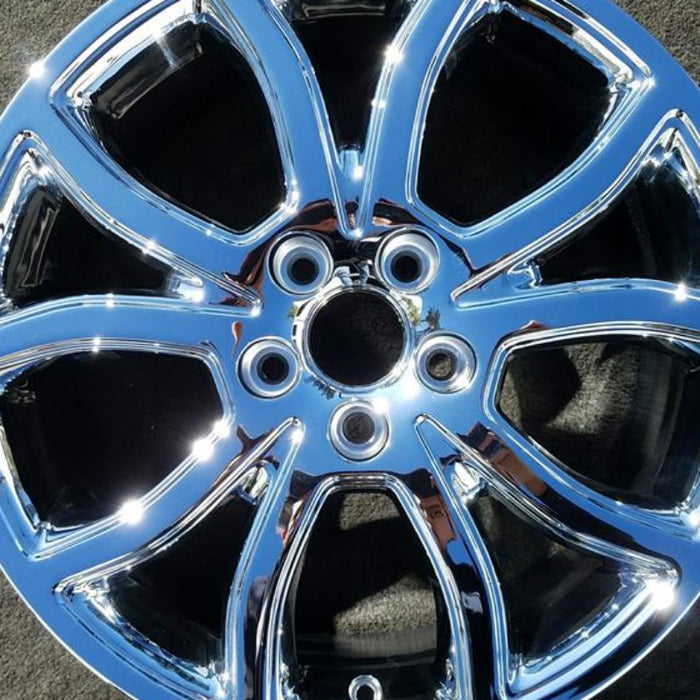 18" FUSION 10 18x7.5 aluminum 10 spoke w/ pockets bowed shapes Original OEM Wheel Rim