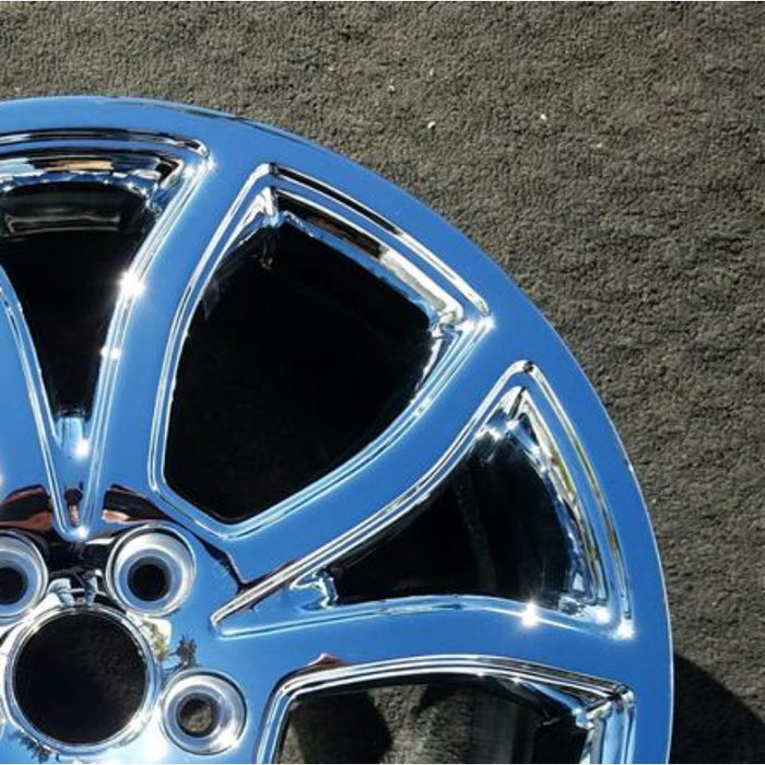 18" FUSION 10 18x7.5 aluminum 10 spoke w/ pockets bowed shapes Original OEM Wheel Rim