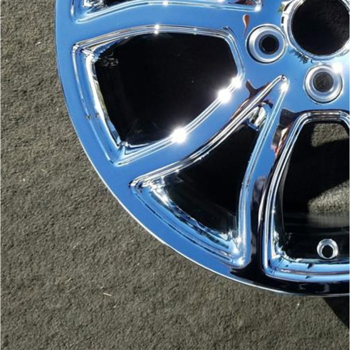 18" FUSION 10 18x7.5 aluminum 10 spoke w/ pockets bowed shapes Original OEM Wheel Rim