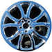18" FUSION 10 18x7.5 , 10 spoke, w/ pockets, bowed shapes Original OEM Wheel Rim - Front View