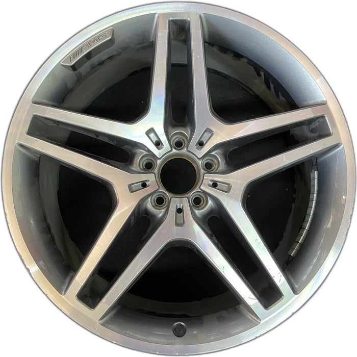 21" MERCEDES GLE-CLASS 18 166 Type SUV VIN D 4th digit GLE43 21x9 machined face - Front View