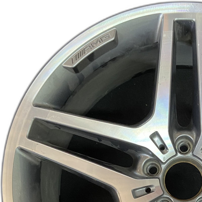 21" MERCEDES GLE-CLASS 18 166 Type SUV VIN D 4th digit GLE43 21x9 machined face - Angle View