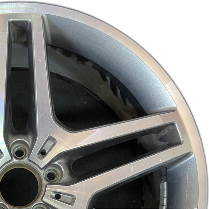 21" MERCEDES GLE-CLASS 18 166 Type SUV VIN D 4th digit GLE43 21x9 machined face - Side Profile