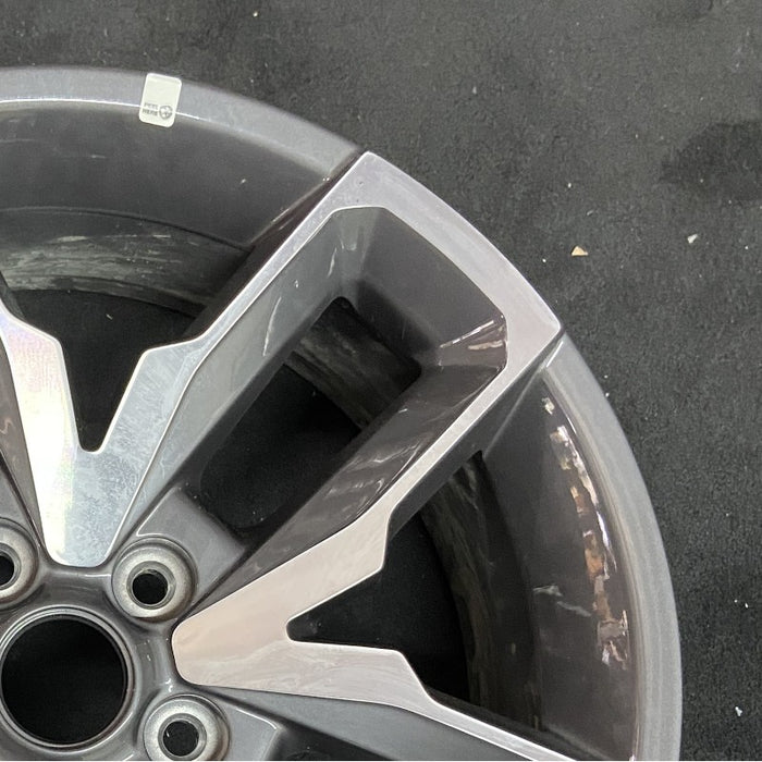 20" WRANGLER 24 20x8 5 spoke open spoke opt WRA Original OEM Wheel Rim - Close-Up Detail