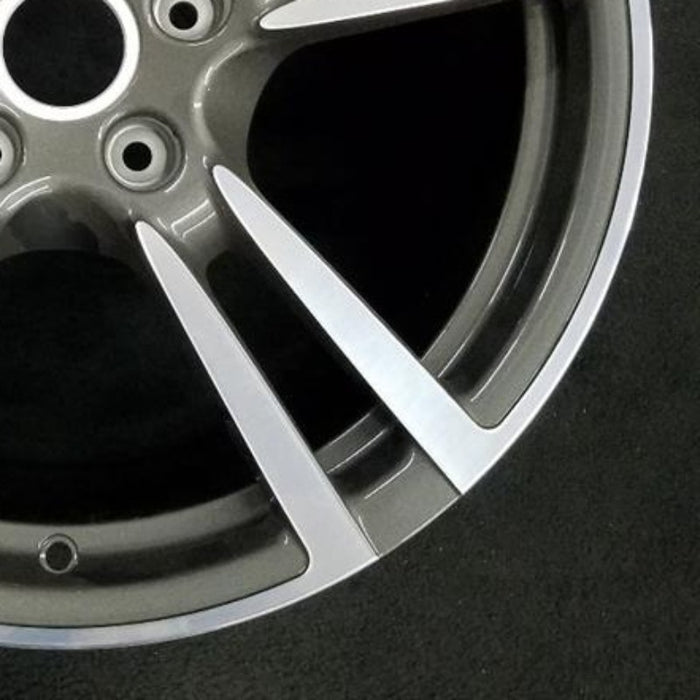 19" PORSCHE 911 11 19x11 rear 5 double spoke Turbo 2 opt I421 Original OEM - Back View