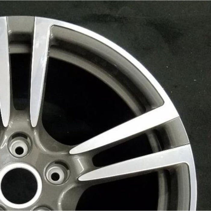 19" PORSCHE 911 11 19x11 rear 5 double spoke Turbo 2 opt I421 Original OEM - Close-Up Detail