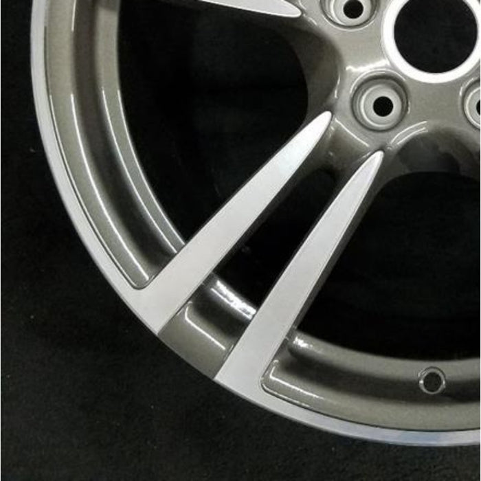 19" PORSCHE 911 11 19x11 rear 5 double spoke Turbo 2 opt I421 Original OEM - Additional View