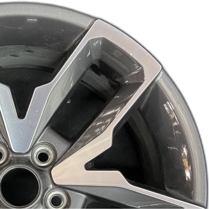 20" WRANGLER 24 20x8 5 spoke open spoke opt WRA Original OEM Wheel Rim - Side Profile