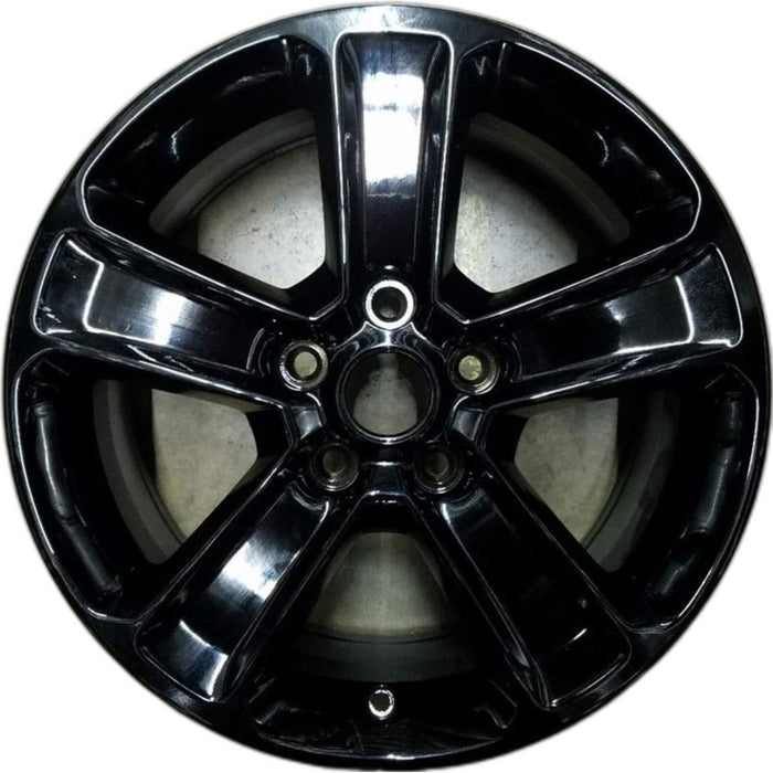 18" WRANGLER 19-20 18x7.5 5 spoke straight spoke opt WBS gloss black Original - Front View