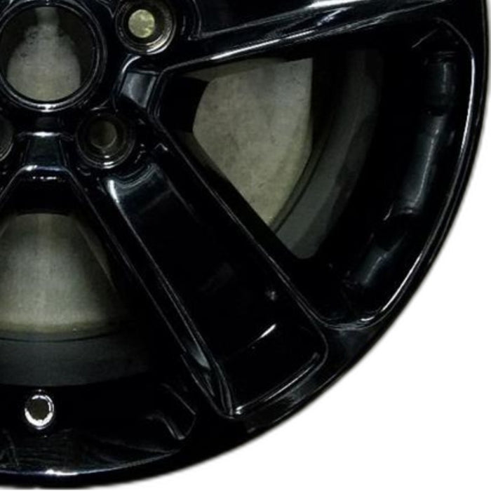 18" WRANGLER 19-20 18x7.5 5 spoke straight spoke opt WBS gloss black Original - Close-Up Detail