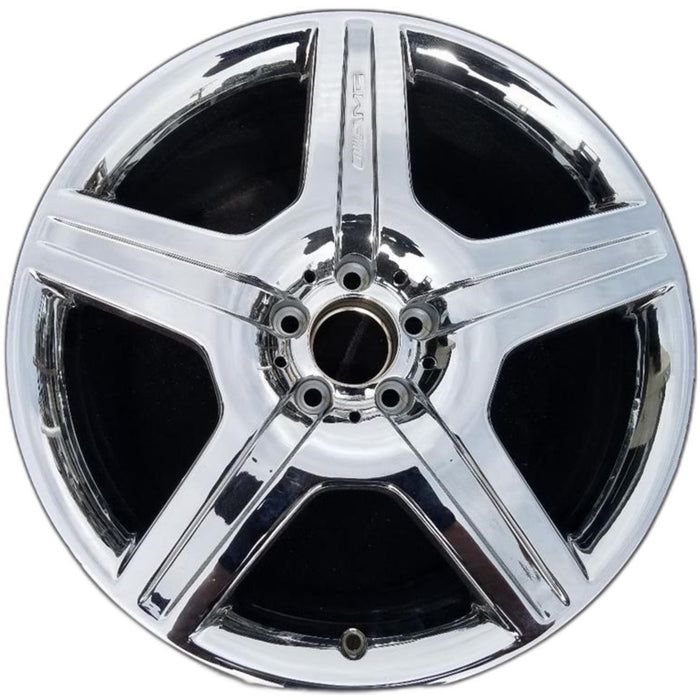 19" MERCEDES ML-CLASS 10 164 Type, ML63, 19x9.5 Original OEM Wheel Rim - Front View