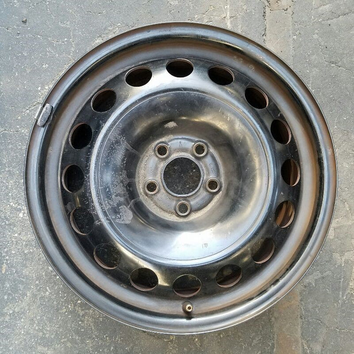 16" BEETLE 98-10 16x6.5 steel Original OEM Wheel Rim - Front View