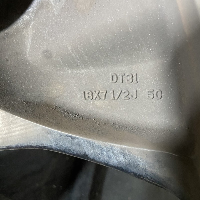 18" MURANO 19-21 18x7.5 alloy machined face with pockets V spoke Original OEM Wheel Rim