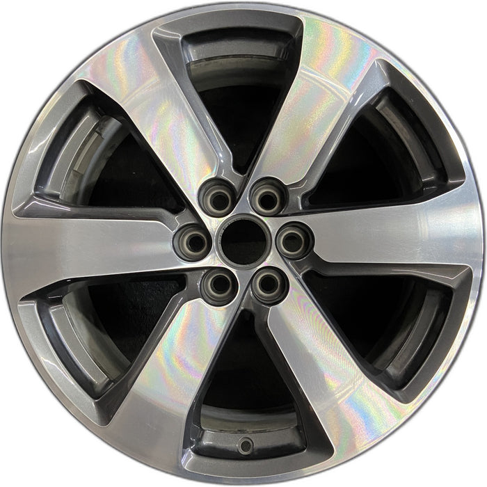 20" TRAVERSE 18-19 20x8, 6 spoke Original OEM Wheel Rim - Front View
