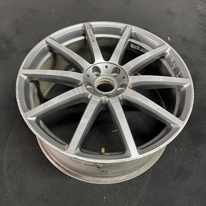 20" MERCEDES S-CLASS 14 222 Type; S63 20x8.5 10 spoke silver Original OEM Wheel - View 7