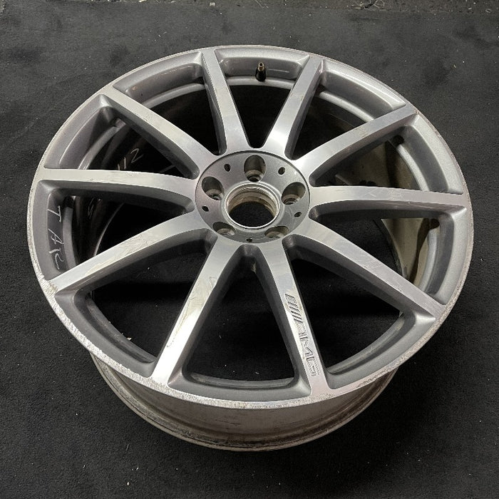20" MERCEDES S-CLASS 14 222 Type; S63 20x8.5 10 spoke silver Original OEM Wheel - View 8
