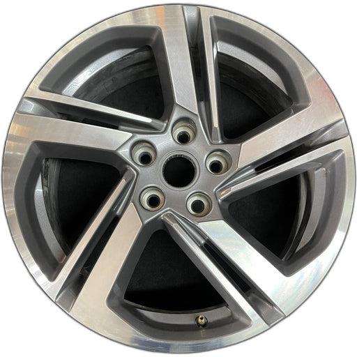 18" TERRAIN 18-21 18x7 opt RV6 silver with black inlay Original OEM Wheel Rim - Front View