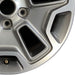 17" WRANGLER 13 17x7.5 10 hole w/machined accent gray Original OEM Wheel Rim - Close-Up Detail