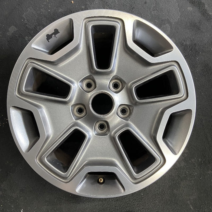 17" WRANGLER 13 17x7.5 10 hole w/machined accent gray Original OEM Wheel Rim - Additional View