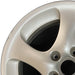 18" PORSCHE 911 99 18x7.5 5 curved spokes Original OEM Wheel Rim - Angle View