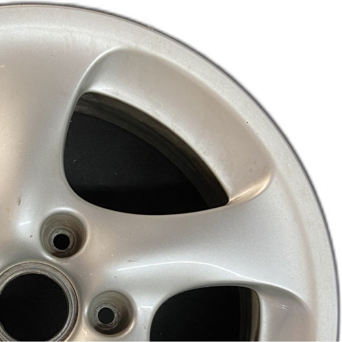 18" PORSCHE 911 99 18x7.5 5 curved spokes Original OEM Wheel Rim - Side Profile