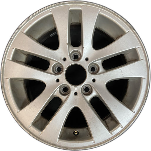 16" BMW 323i 06-07 16x7, alloy, 5 spoke, V spoke Original OEM Wheel Rim - Front View