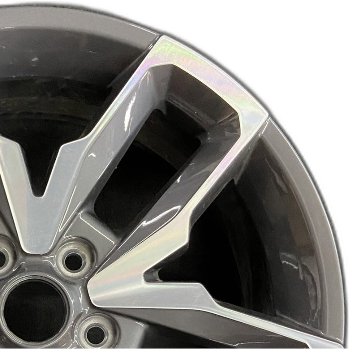 20" WRANGLER 24 20x8 5 spoke open spoke opt WRA Original OEM Wheel Rim - Side Profile