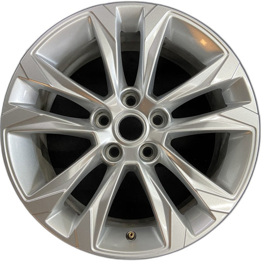 17" TRAILBLAZER 21-23 17x7.5 5 double spoke silver opt Q6W Original OEM Wheel - Front View