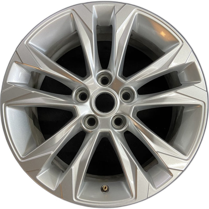 17" TRAILBLAZER 21-23 17x7.5 5 double spoke silver opt Q6W Original OEM Wheel - Front View