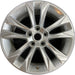 17" TRAILBLAZER 21-23 17x7.5 5 double spoke silver opt Q6W Original OEM Wheel - Front View