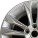 17" TRAILBLAZER 21-23 17x7.5 5 double spoke silver opt Q6W Original OEM Wheel - Angle View