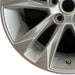 17" TRAILBLAZER 21-23 17x7.5 5 double spoke silver opt Q6W Original OEM Wheel - Back View