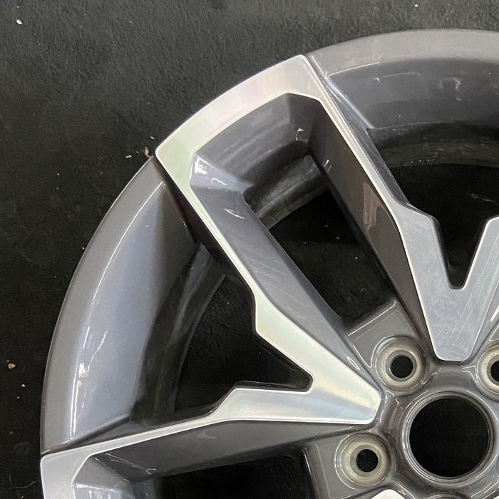 20" WRANGLER 24 20x8 5 spoke open spoke opt WRA Original OEM Wheel Rim - Side Profile