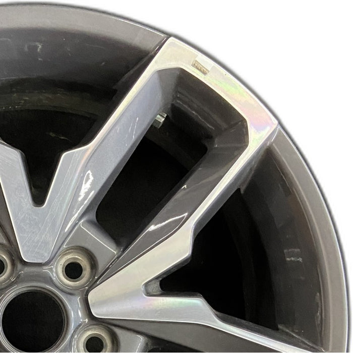 20" WRANGLER 24 20x8 5 spoke open spoke opt WRA Original OEM Wheel Rim - Side Profile