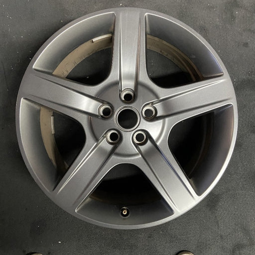 20" DEFENDER 20-24 20x8.5 5 spoke grooved spoke gray Original OEM Wheel Rim - Front View