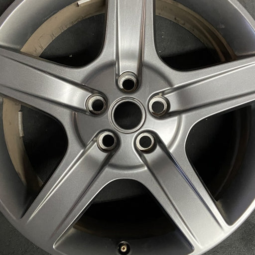 20" DEFENDER 20-24 20x8.5 5 spoke grooved spoke gray Original OEM Wheel Rim - Angle View