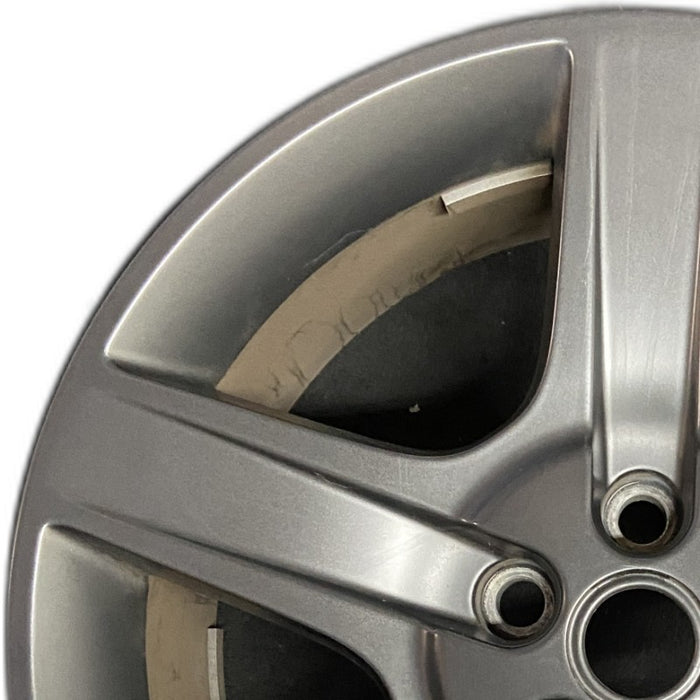 20" DEFENDER 20-24 20x8.5 5 spoke grooved spoke gray Original OEM Wheel Rim - Angle View