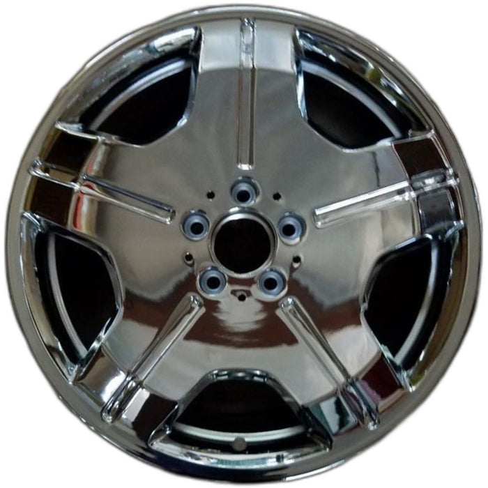 18" MERCEDES CL-CLASS 07 216 Type; CL600 18x8.5 5 spoke frt w/groove in spokes - Front View